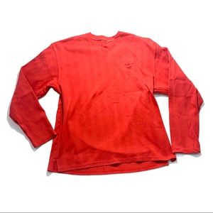 Vintage Calvin Klein VNeck long sleeve sweat shirt